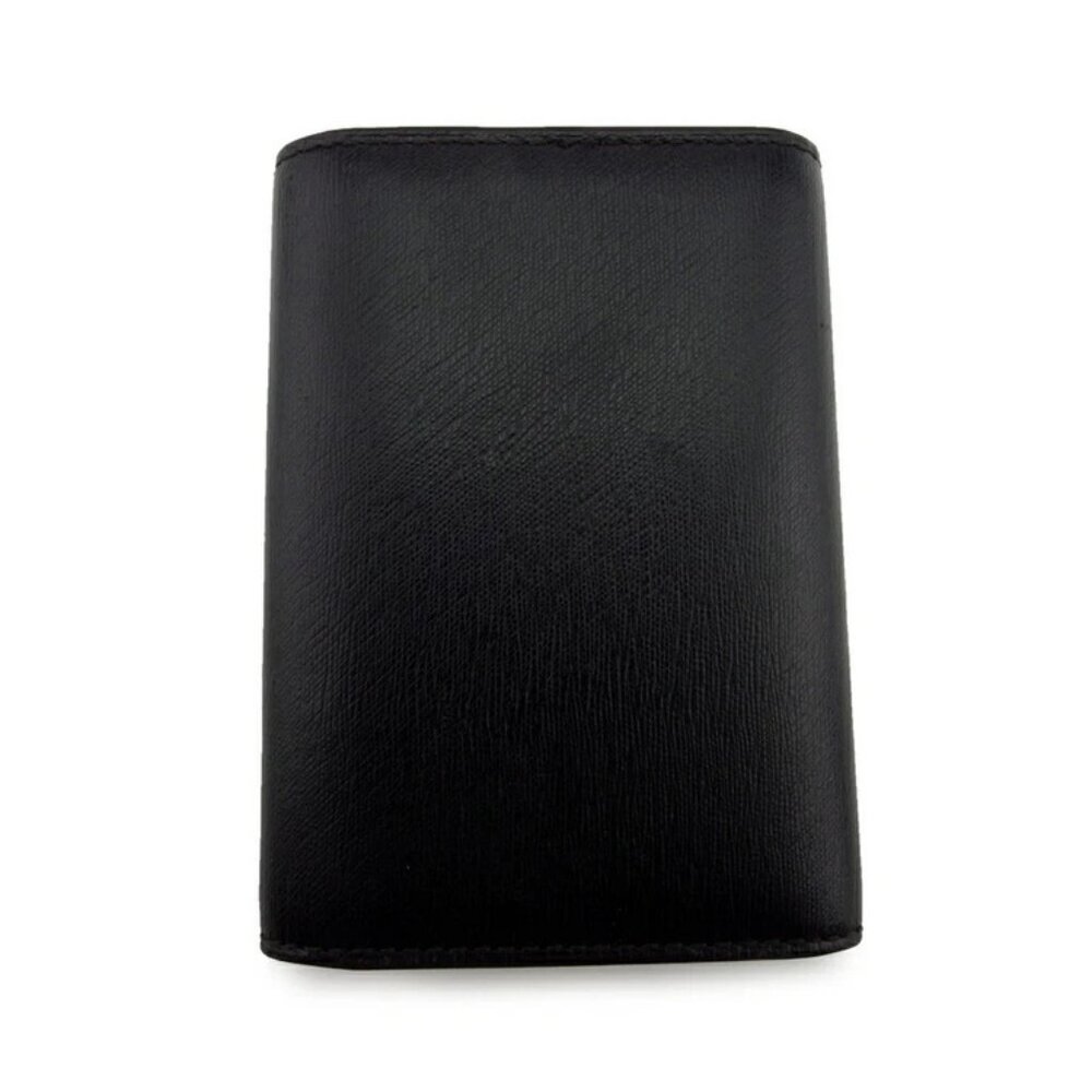 Dunhill Key holder Brown silver Women Authentic secondhand